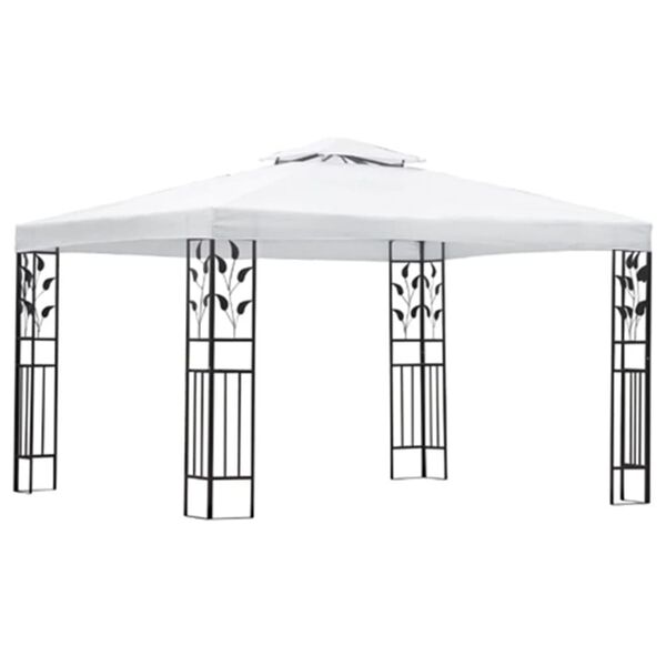 vidaXL Gazebo Bianco 3x4 m