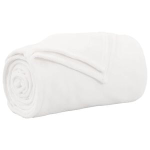vidaXL Coperta Bianco 130 x 150 cm 0.51 kg Panno