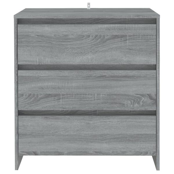 vidaXL Credenza Grigio Sonoma 70x41x75 cm in Truciolato