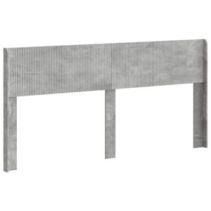 vidaXL Testiera Letto Grigio Cemento PB