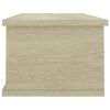 vidaXL Scaffale Cassetti Parete Rovere Sonoma 88x26x18,5cm Multistrato