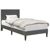 vidaXL Struttura del letto Grigio Scuro 80 x 200 cm Tessuto in Cords