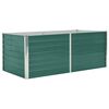 vidaXL Letto di Coltura Rialzato 160x80x45 cm in Acciaio Zincato Verde