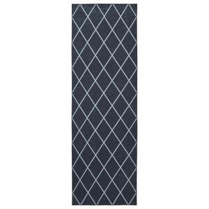 vidaXL Runner Tappeto ORIZ 1150 gsm Motivo in rete nera