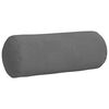 vidaXL Cuscini a rullo 2 pcs Grigio scuro Ø 15 x 40 cm
