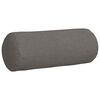 vidaXL Cuscini a rullo 2 pcs Grigio chiaro Ø 15 x 40 cm