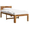 vidaXL Letto Singolo con Testiera ROSTOCK Naturale 100 x 200 cm