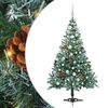 vidaXL Albero di Natale artificiale Verde 150 cm PVC e Acciaio