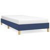 vidaXL Giroletto senza Materasso Blu 90x200 cm in Tessuto