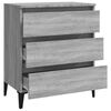 vidaXL Credenza Grigio Sonoma 60x35x69 cm in Legno Multistrato