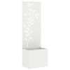 vidaXL Schermo per privacy in giardino Bianco 50 x 32 x 150 cm