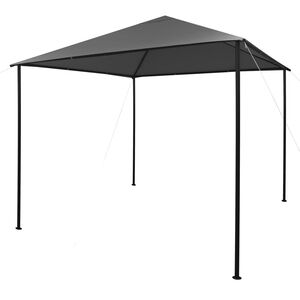 vidaXL Gazebo 3x3 m Antracite in Tessuto e Acciaio 180 g/m&sup2;