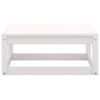 vidaXL Set Divani da Giardino 7 pz Bianco in Legno Massello di Pino