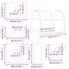 vidaXL Letto a Soppalco con Tunnel Bambini Rosa 90x190cm Massello Pino