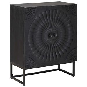 vidaXL Credenza Nero 55 x 30 x 70 cm