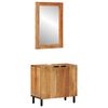 vidaXL Set di Armadi da Bagno 2 pz Naturale 62 x 33 x 58 cm