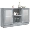 vidaXL Mobile Vetrina Grigio Sonoma 120x30,5x70 cm Legno Multistrato