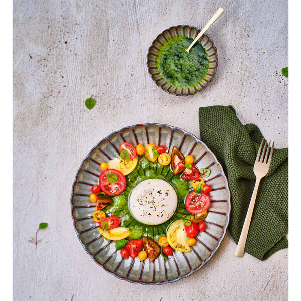 Cosy & Trendy Piatto Piano Astera 4 pz &Oslash;27,4 cm Oceano