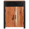 vidaXL Credenza Marrone 55 x 30 x 75 cm Legno di Acacia Massello