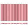 vidaXL Tenda Retrattile Rosso e bianco 500 × 300 cm Tessuto, Metallo