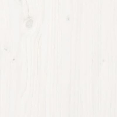 vidaXL Testiera per Letto Bianca 178x3x80,5 cm Legno Massello di Pino