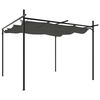 vidaXL Pergola con Tetto Retrattile Antracite 295x292x230 cm