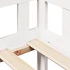 vidaXL Dormeuse con Cassetti Bianco 90x190 cm Legno Massello di Pino
