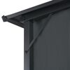 vidaXL Gazebo con Tende in Alluminio 3x3 m Nero