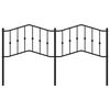 vidaXL Testiera in Metallo Nero 160 cm