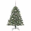 vidaXL Albero di Natale artificiale con 150 LED Verde 120 cm