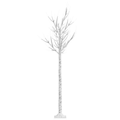 vidaXL Albero Natale 180 LED 1,8m Salice Bianco Freddo Interno Esterno