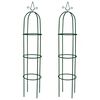 vidaXL Set Torri ad Arco 2 pz per Piante Rampicanti da Giardino