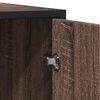 vidaXL Credenza Rovere Marrone 94x35x76 cm in Legno Multistrato