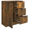 vidaXL Credenza Rovere Fumo 60x30x70 cm in Legno tecnico