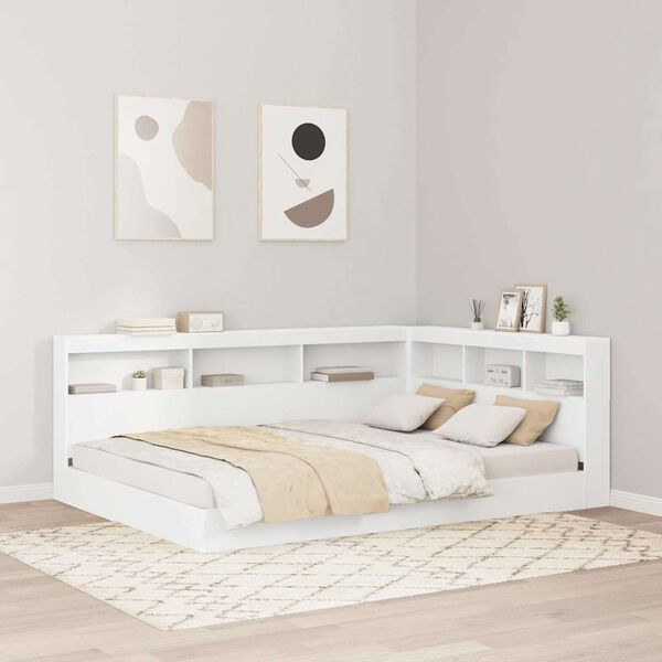 vidaXL Testata contenitore Bianco 150 cm Legno multistrato