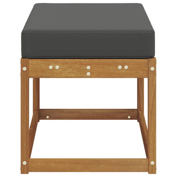 vidaXL Panca da esterno Legno di Acacia Massello Naturale