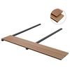 vidaXL Pavimento da Deck 6 pcs Teak riciclato WPC