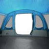 vidaXL Tenda Familiare a Tunnel per 8 Persone Blu Impermeabile