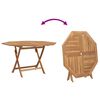 vidaXL Set da Pranzo per Giardino 5 pcs Marrone Legno massello di teak