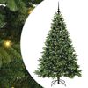vidaXL Albero di Natale artificiale con 300 LED Verde 180 cm PE e PVC