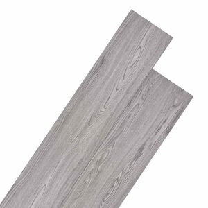 vidaXL Tavole per Pavimenti Grigio scuro 5,26 m&sup2; 18 pz PVC