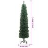 vidaXL Albero di Natale artificiale con 300 LED Verde 240 cm