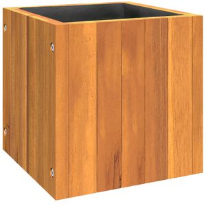 vidaXL Fioriera da Giardino 25x25x25 cm in Legno Massello di Acacia