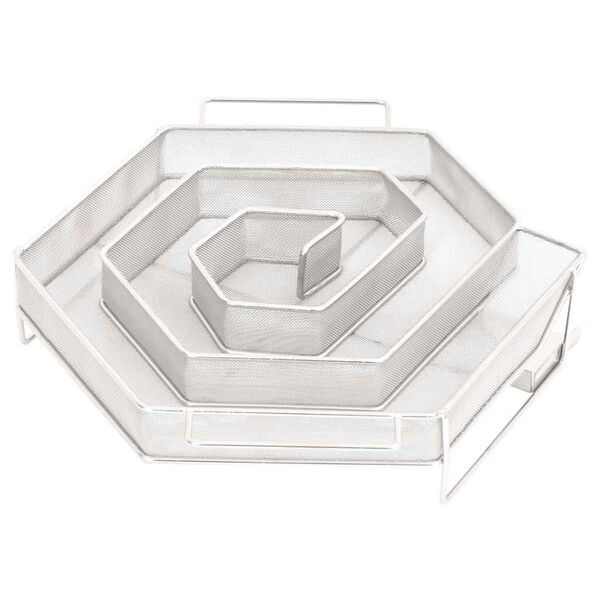 vidaXL Generatore di Fumo Freddo 6 Angoli 22,5 cm in Acciaio Inox