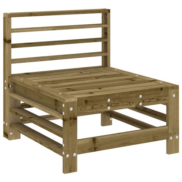 vidaXL Set Salotto da Giardino 4 pz in Legno Impregnato di Pino