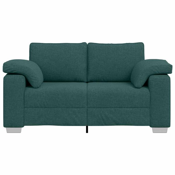vidaXL Divano Verde Scuro 160 x 77 x 82 cm Tessuto