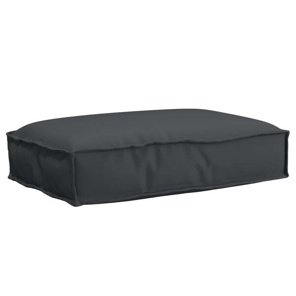 vidaXL Cuscino Nero 60 x 40 x 8 cm Tessuto Oxford