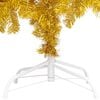 vidaXL Albero di Natale Preilluminato con Palline Oro 120 cm PET