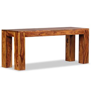 vidaXL Panca in Legno Massello di Acacia 110x35x45 cm