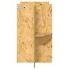 vidaXL Base per Terrario con lo scaffale Marrone 60 x 30 x 50 cm OSB